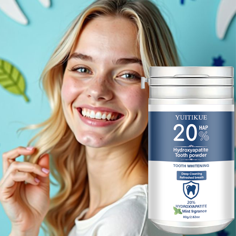Teeth Whitening Diy - Yuitikue 20% Hydroxyapatite Tooth Powder, Mint