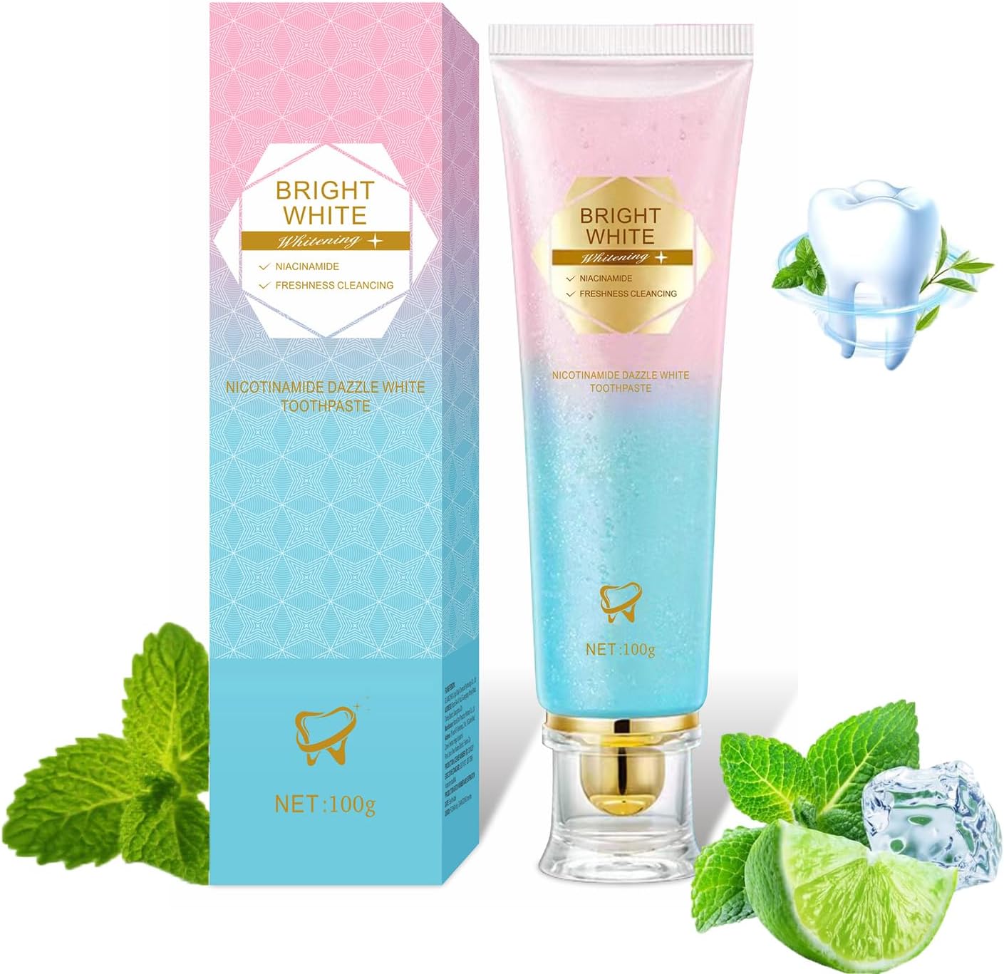Teeth Whitening That Works - Niacinamide Whitening Toothpaste Intensive Whitens Teeth