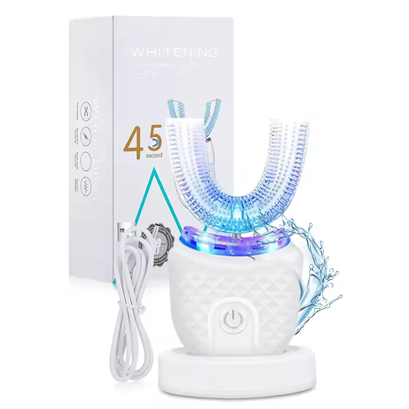 Teeth Whitening Uv - Dental Care U shape electric toothbrush