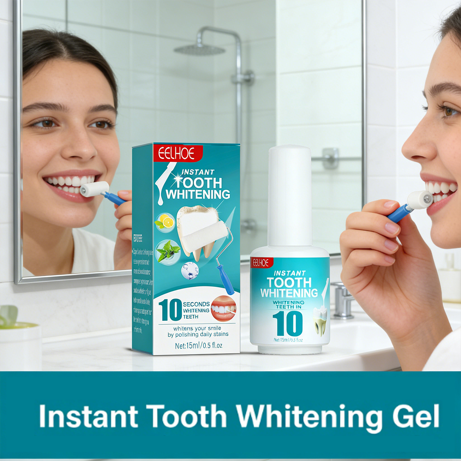 Teeth Whitening Gel Pen - Tooth Whitening Paint Effectively Removing Dental