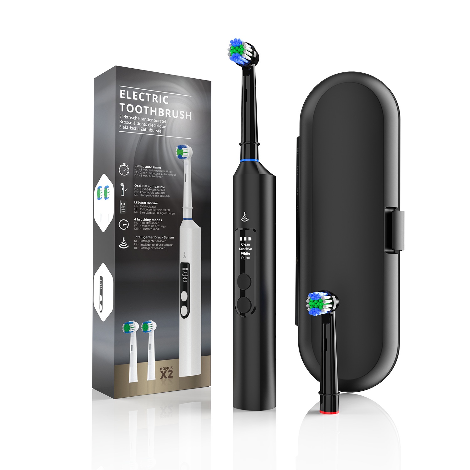 Wireless Rechargeable Fully Au - Electric Toothbrush Sonic avaliação e preço
