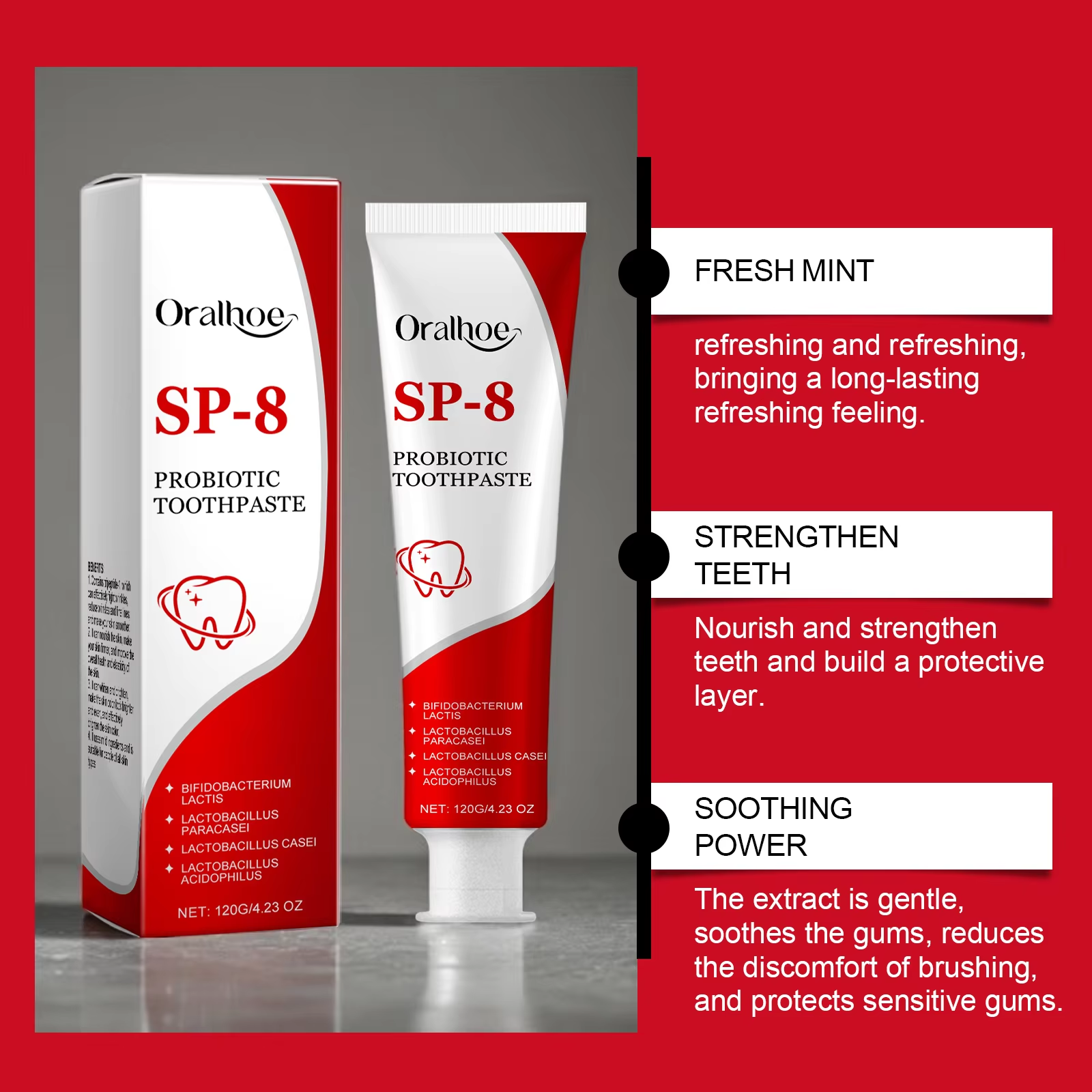 Sp-8 Probiotic Toothpaste Brig - Teeth Whitening That Works avaliação e preço