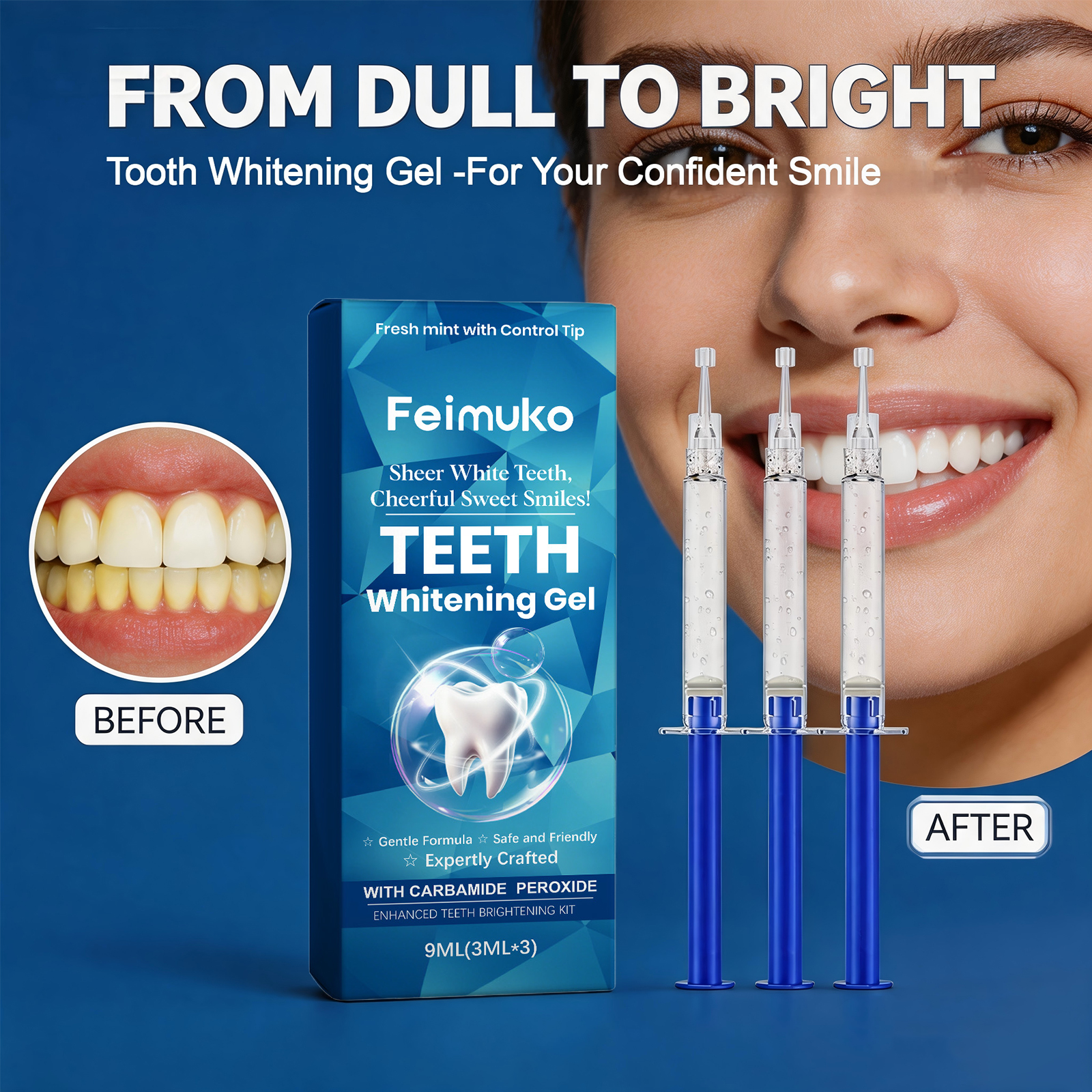 Teeth Whitening Gel Gentle Cle - Teeth Whitening Uv avaliação e preço