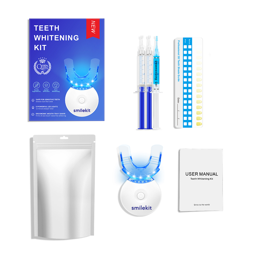 Teeth Whitening Kit - 5X LED L - Teeth Whitening With Hydrogen Peroxide avaliação e preço