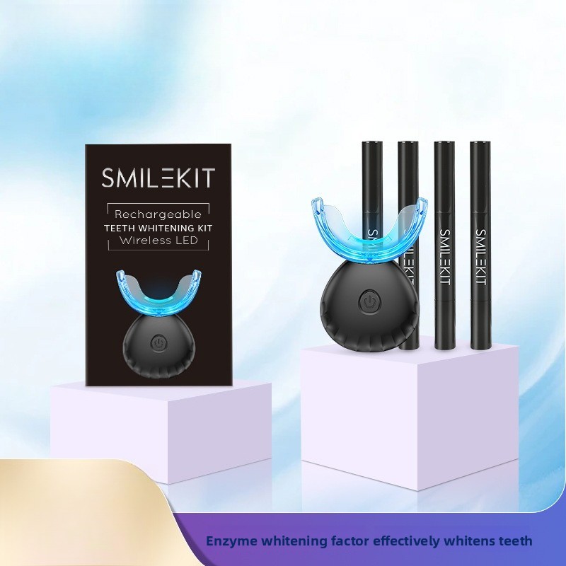 Teeth Whitening Kit with Wirel - Teeth Whitening At Home Kit avaliação e preço
