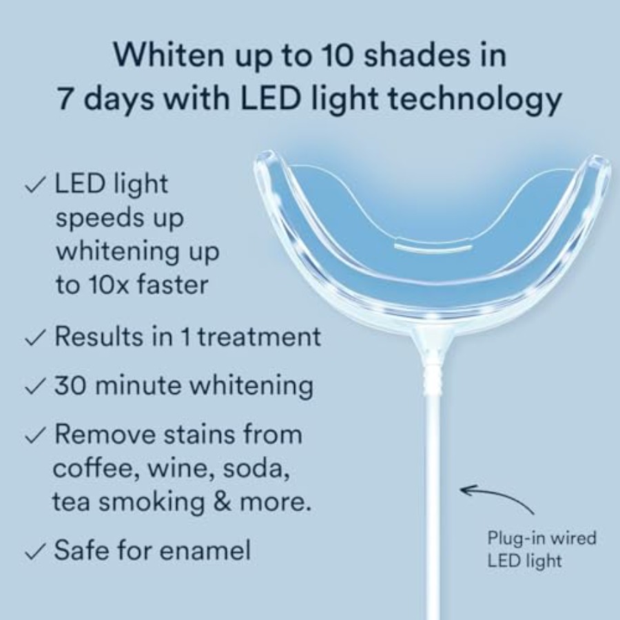 Plug-in LED Teeth Whitening Ki - Teeth Whitening At Home Kit avaliação e preço