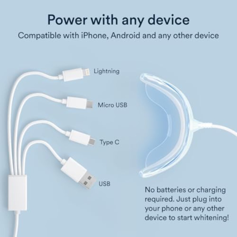 Plug-in LED Teeth Whitening Ki - Teeth Whitening At Home Kit avaliação e preço