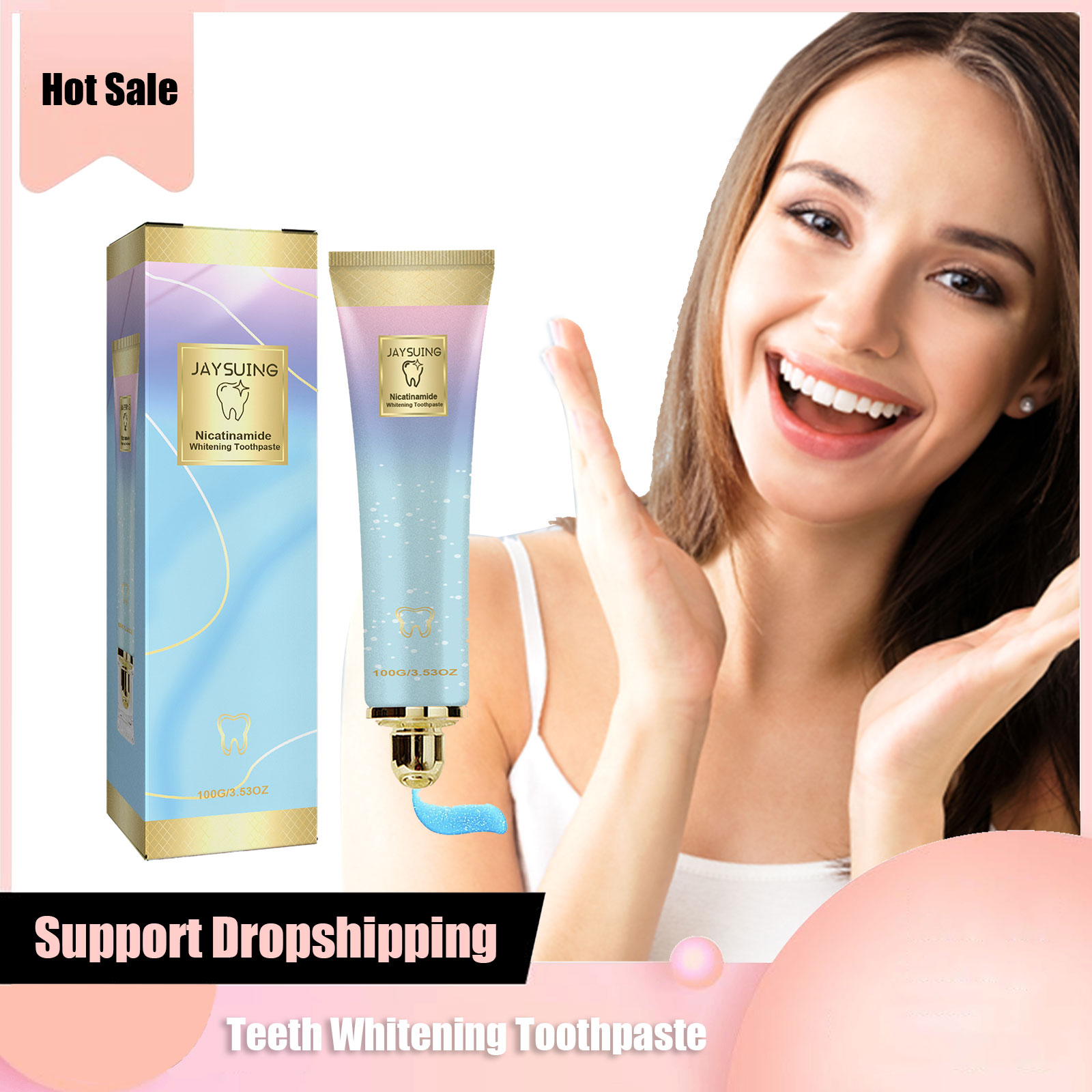 Teeth Whitening Toothpaste Red - Teeth Whitening Paste avaliação e preço