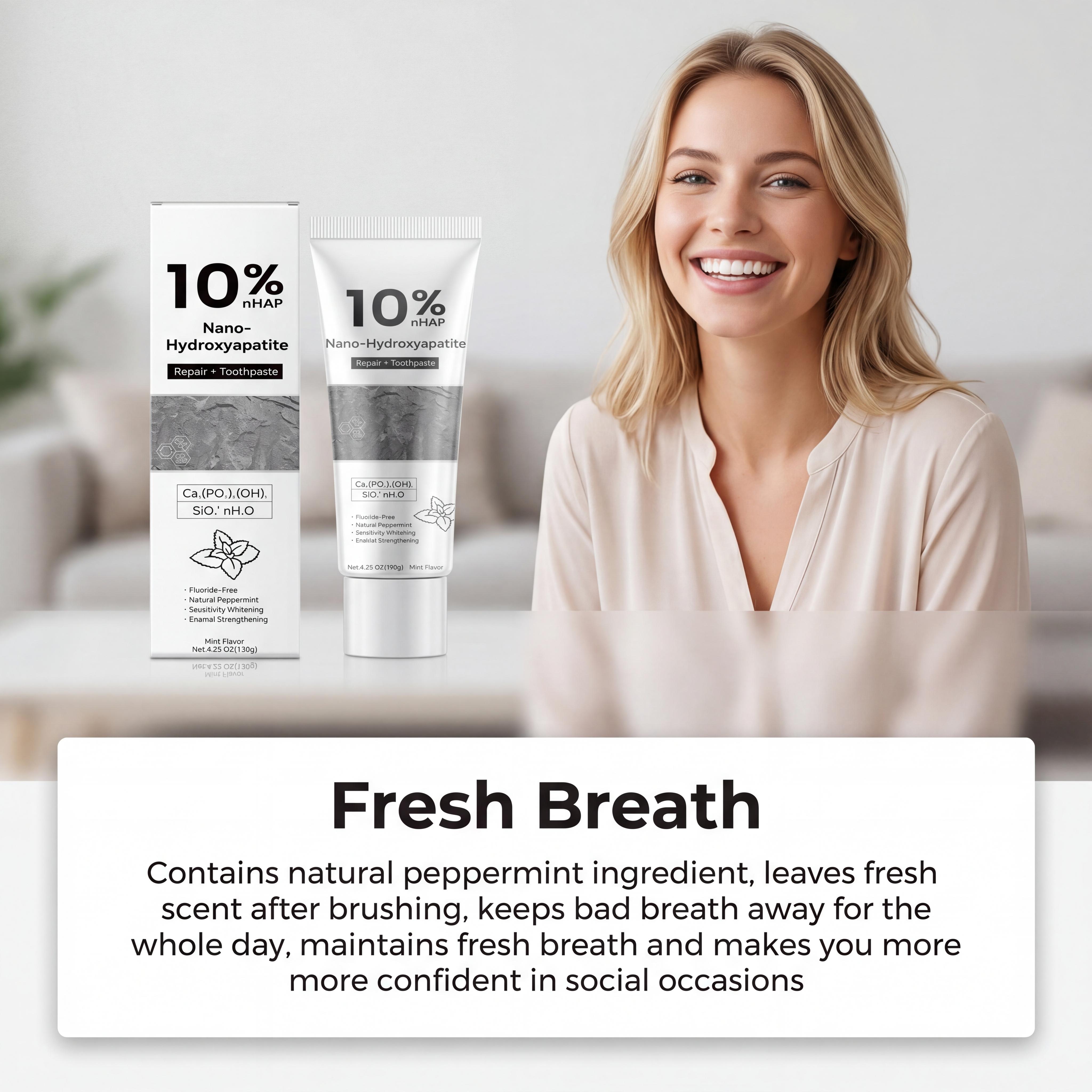 Nano-Hydroxyapatite Toothpaste - Teeth Whitening That Works avaliação e preço