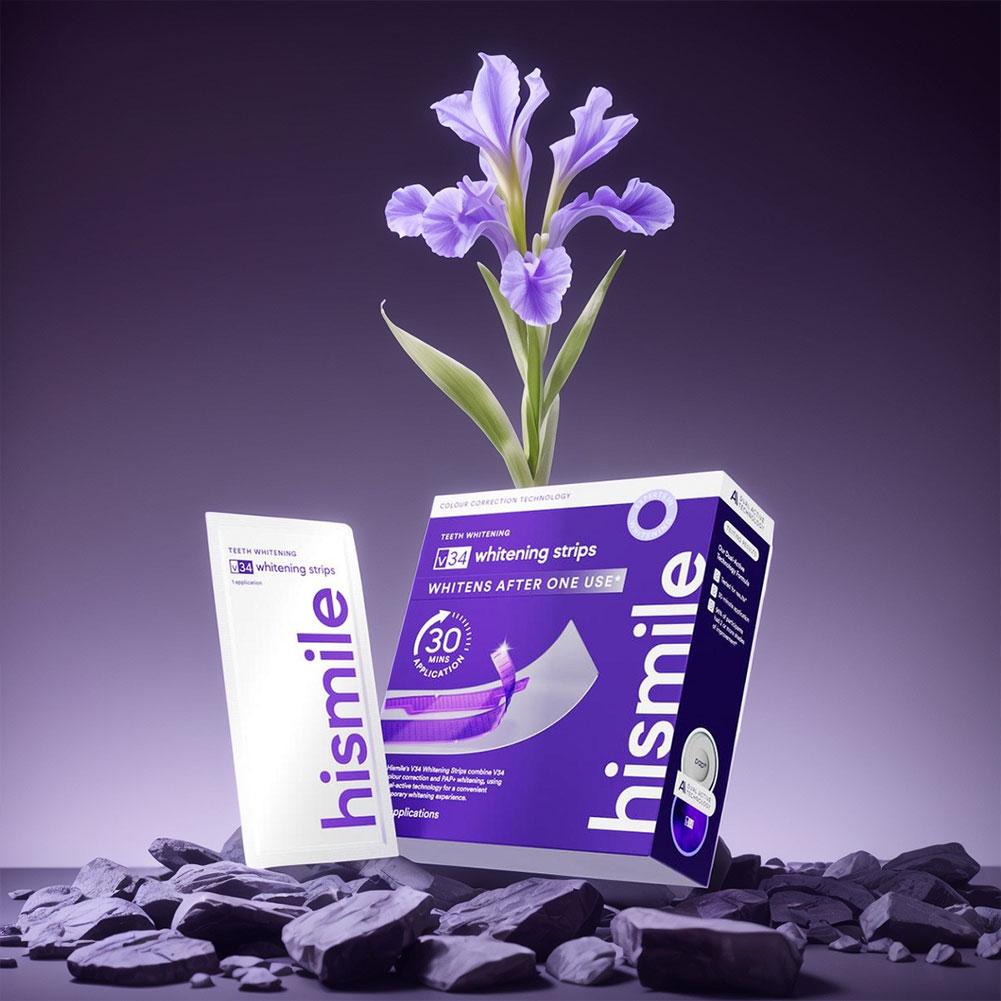 Purple Whitening Tooth Strips  - Teeth Whitening Routine avaliação e preço