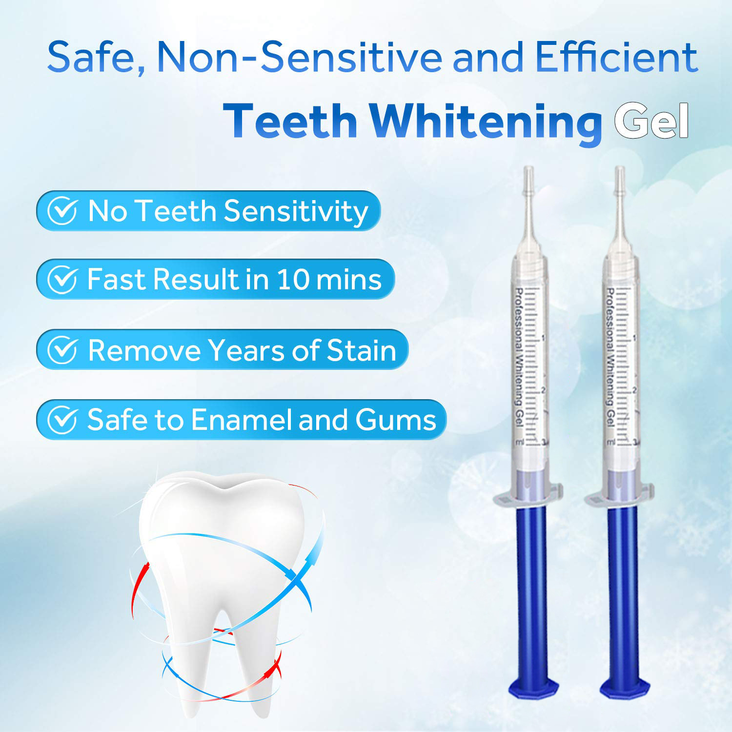 Teeth Whitening Gel Refill Syr - Teeth Whitening With Hydrogen Peroxide avaliação e preço