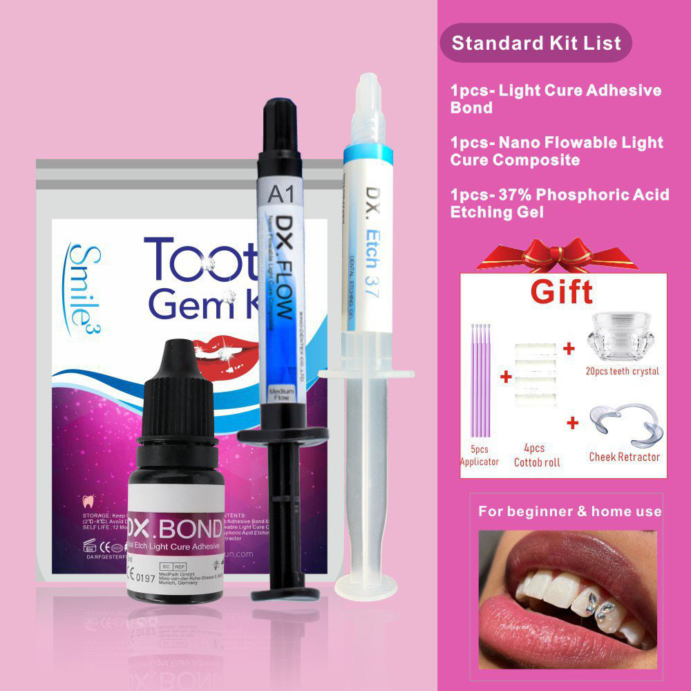 HOT Tooth Gem Kit Teeth Decora - Teeth Whitening With Hydrogen Peroxide avaliação e preço