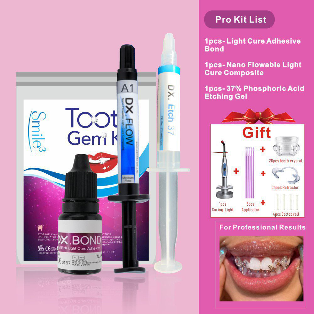 HOT Tooth Gem Kit Teeth Decora - Teeth Whitening With Hydrogen Peroxide avaliação e preço