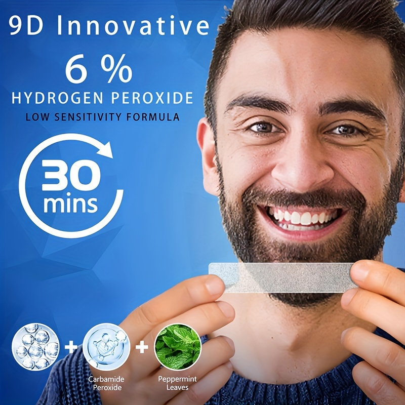 21 Pairs of 9D Aurany White Te - Teeth Whitening With Hydrogen Peroxide avaliação e preço