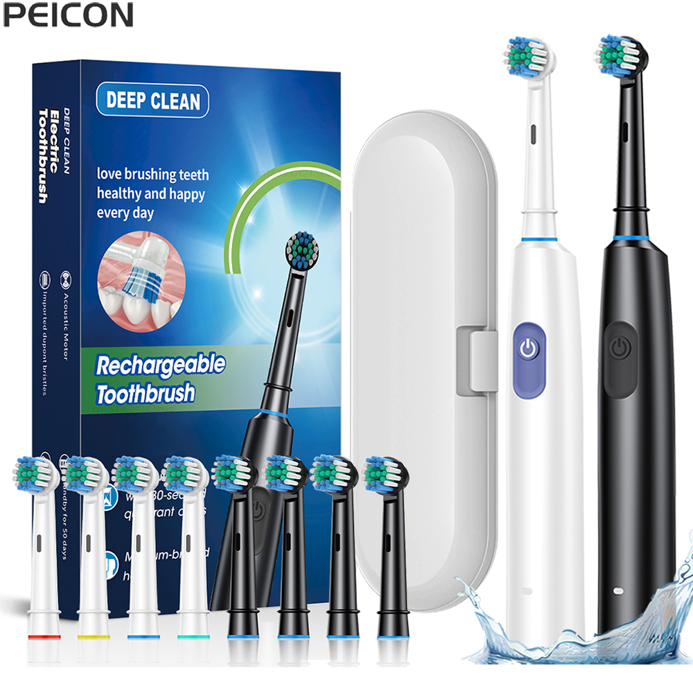Electric Toothbrush Rotary Rec - Electric Toothbrush Sonic avaliação e preço