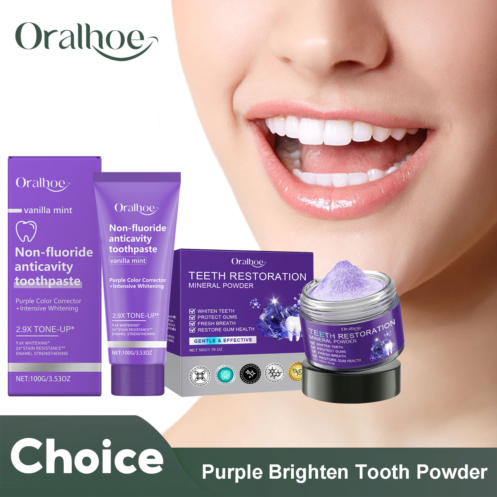 Teeth Restoration Mineral Powd - Teeth Whitening Paste avaliação e preço