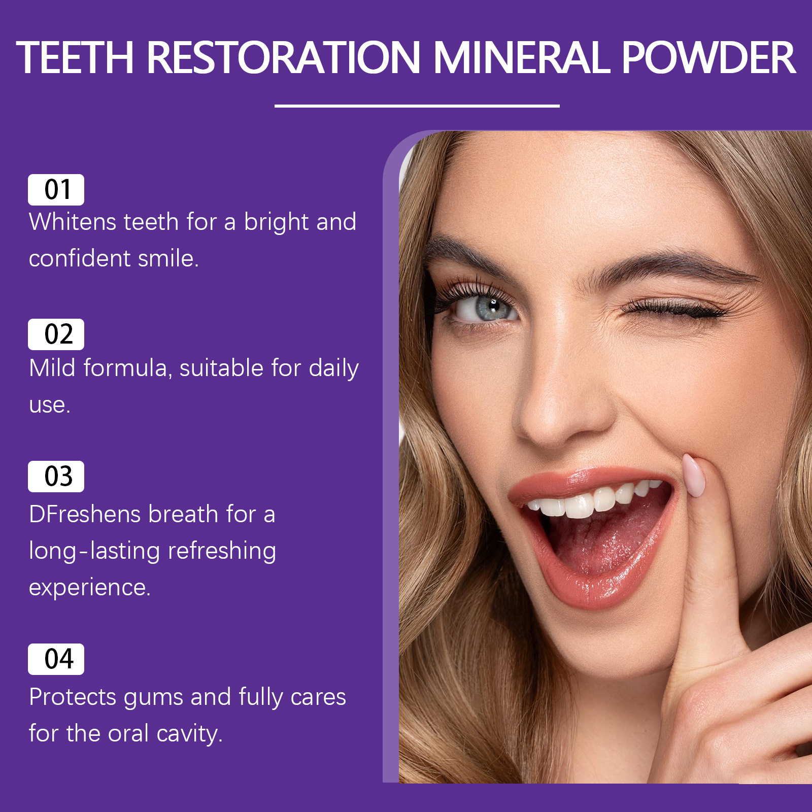 Teeth Restoration Mineral Powd - Teeth Whitening Paste avaliação e preço