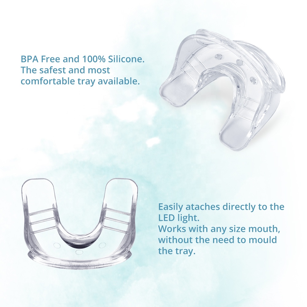 Led Tooth Whitening Kit Free M - Teeth Whitening Logo avaliação e preço