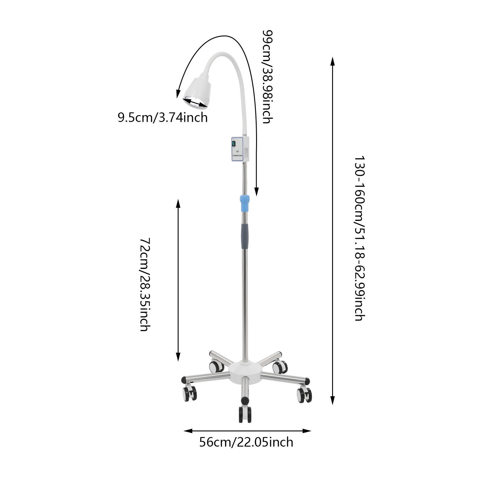 Multifunctional Floor Type LED - Teeth Whitening Youtube avaliação e preço