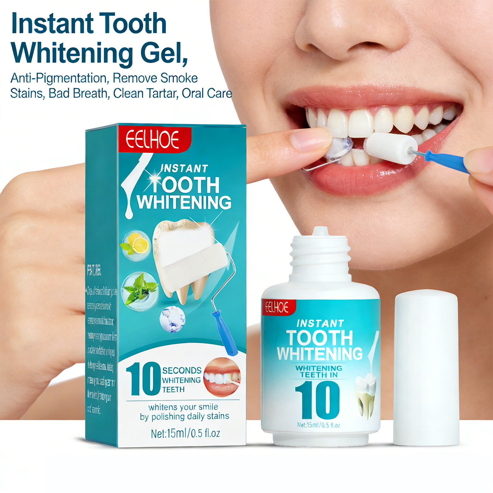 Tooth Whitening Paint Effectiv - Teeth Whitening Gel Pen avaliação e preço