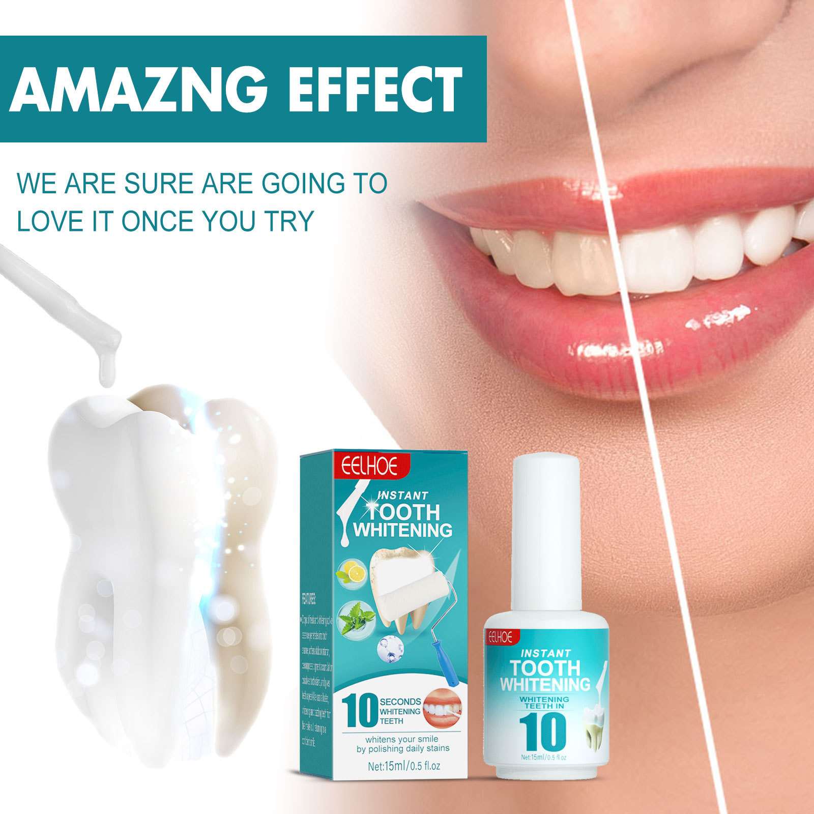 Tooth Whitening Paint Effectiv - Teeth Whitening Gel Pen avaliação e preço
