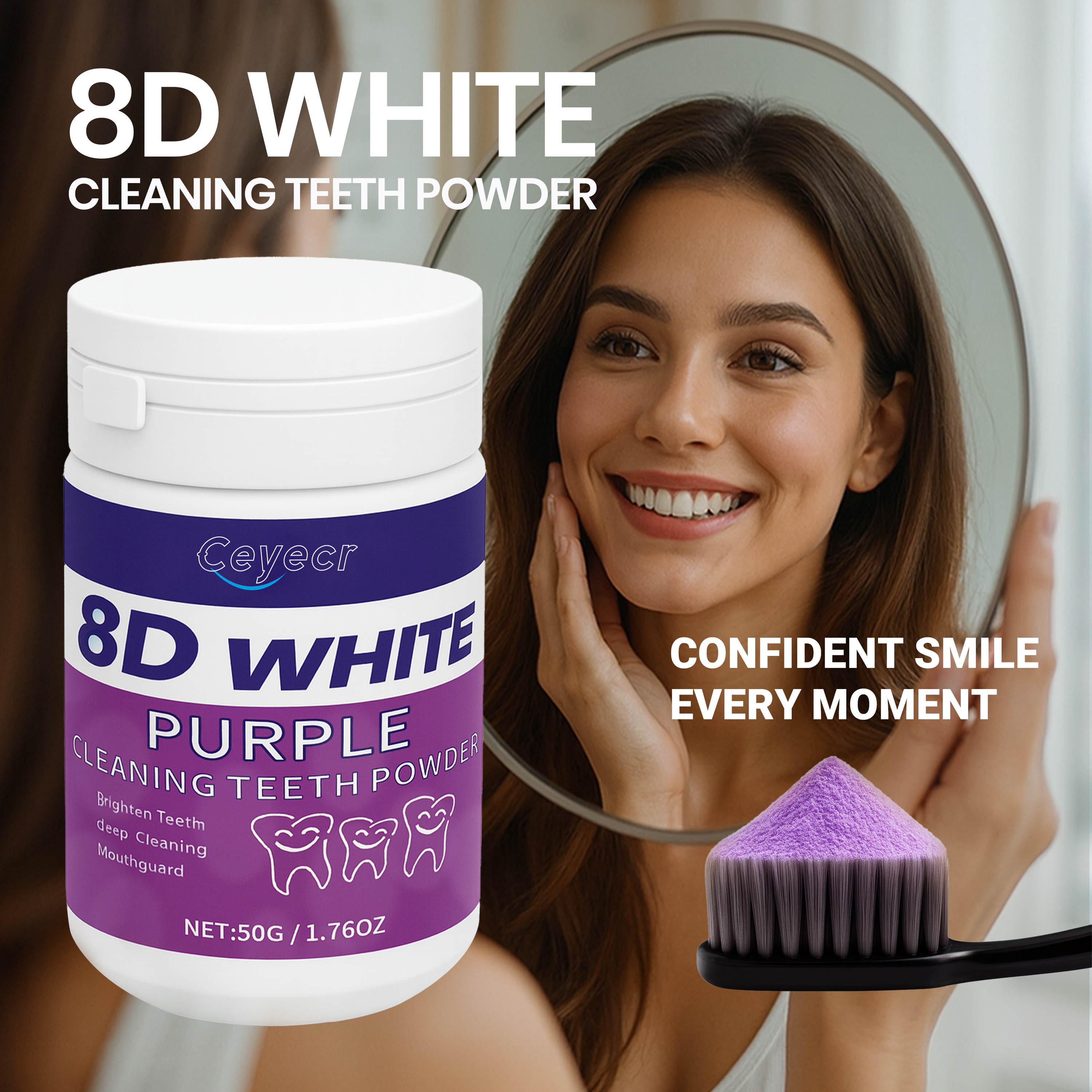 8D white Teeth Whitening Powde - Teeth Whitening Diy avaliação e preço