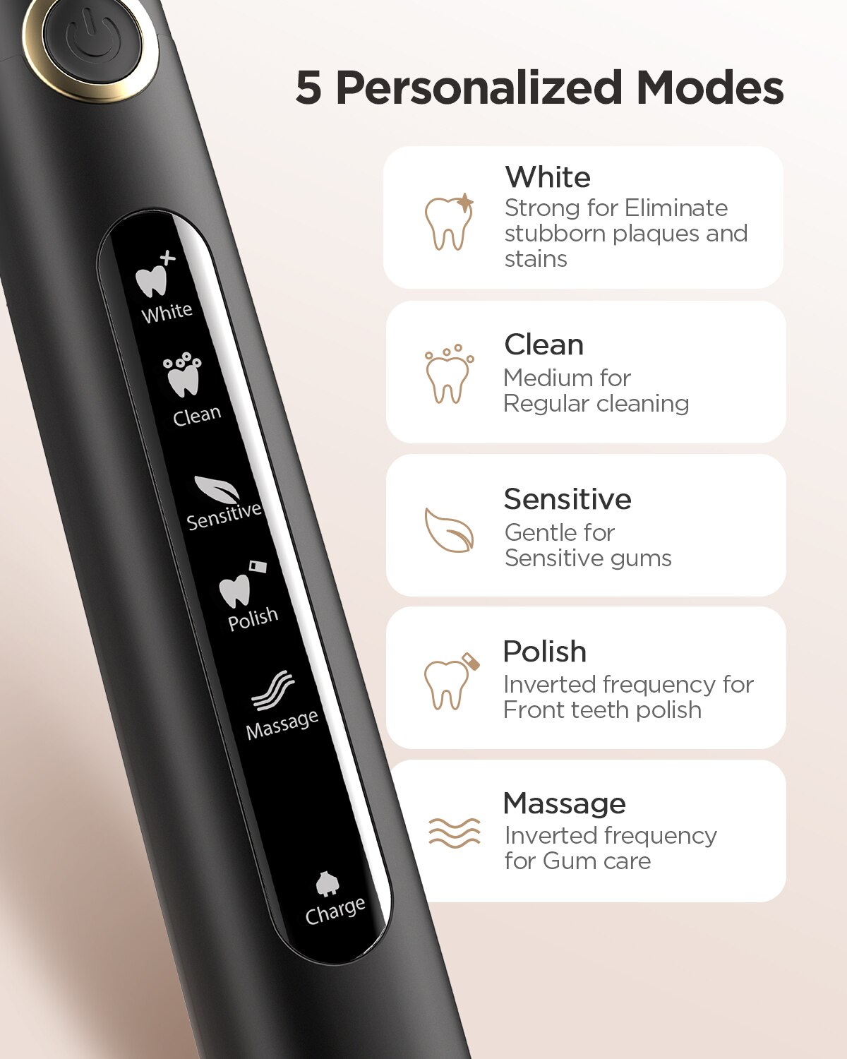 Fairywill Electric Sonic Tooth - Electric Toothbrush Sonic avaliação e preço
