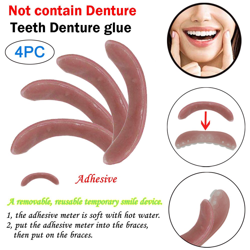 4/8 Pcs Whitening Braces Adhes - Teeth Whitening Strips avaliação e preço