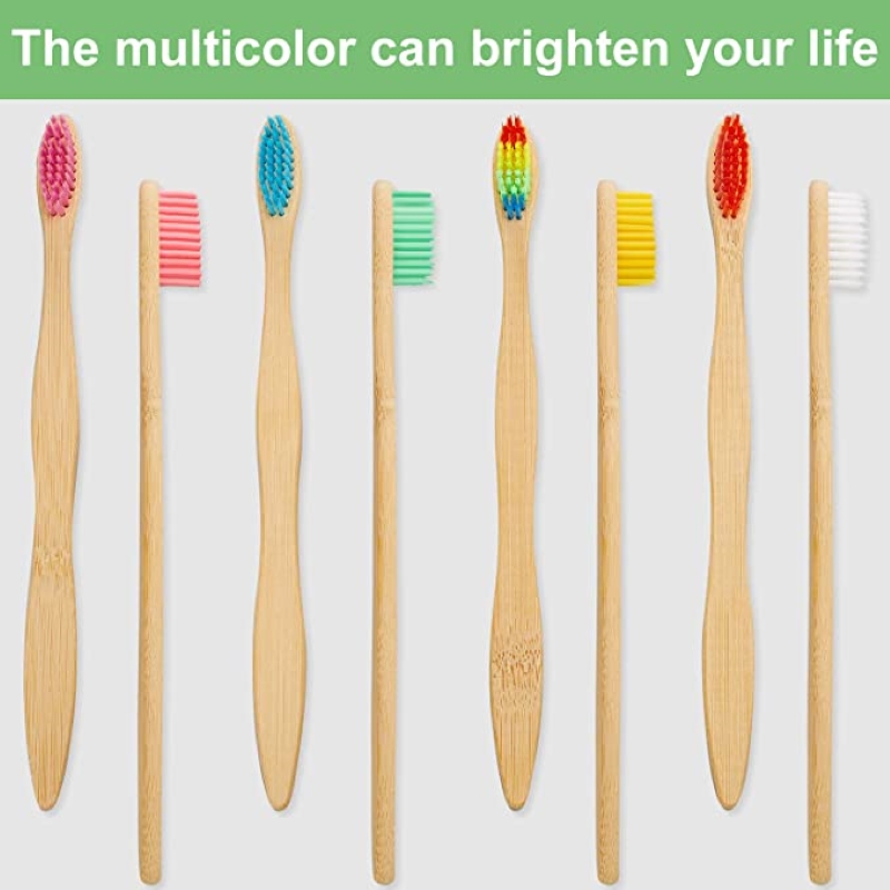 50/100PCS Colorful Natural Bam - Teeth Whitening Logo avaliação e preço