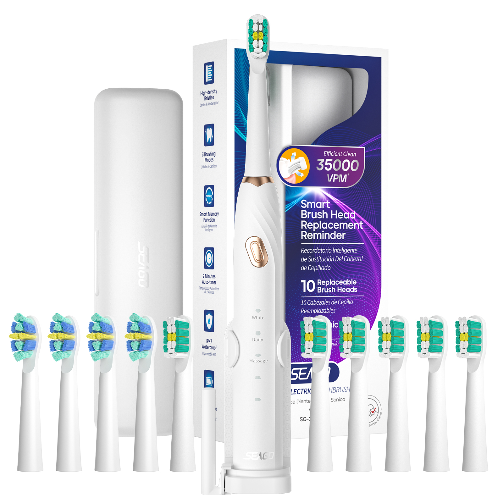 Seago Electric Toothbrush Choi - Electric Toothbrush Sonic avaliação e preço