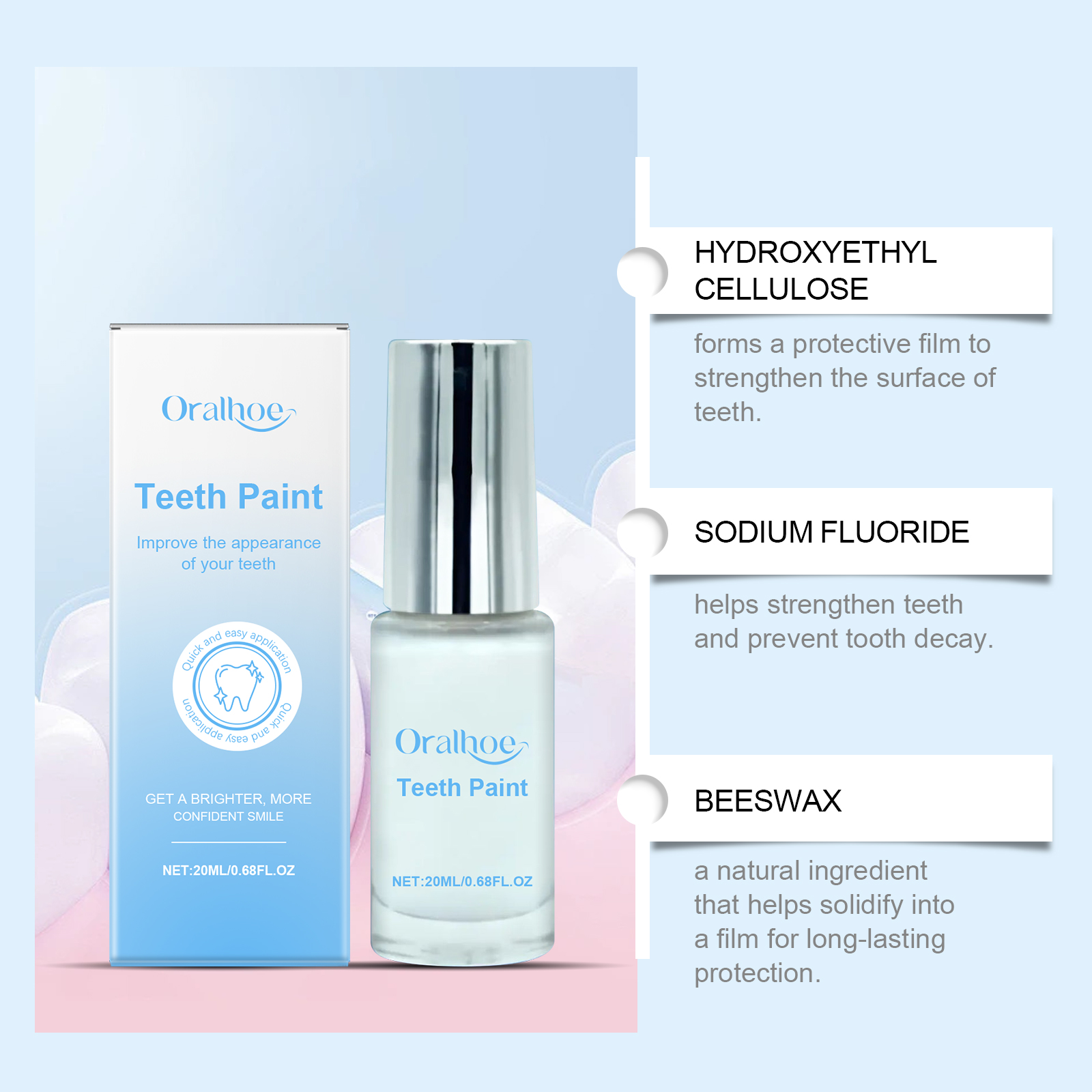 20ml Teeth Whitening Paint - I - Teeth Whitening With Hydrogen Peroxide avaliação e preço