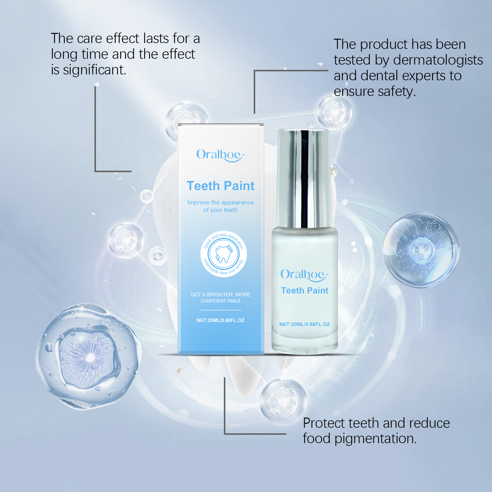 20ml Teeth Whitening Paint - I - Teeth Whitening With Hydrogen Peroxide avaliação e preço