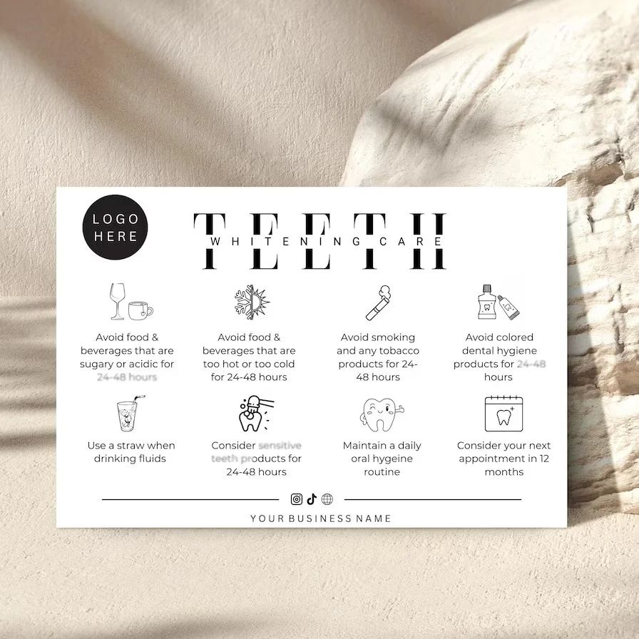 Custom Teeth Whitening Afterca - Teeth Whitening Logo avaliação e preço