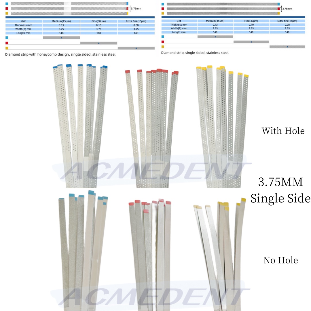 10Pcs Dental Polishing Strips  - Teeth Whitening Youtube avaliação e preço