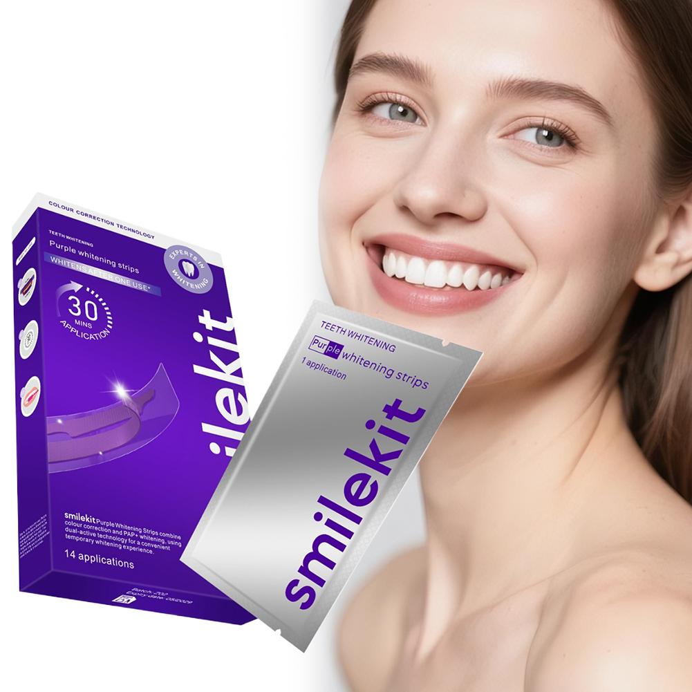 42Pairs Purple Teeth Whitening - Teeth Whitening Gel Pen avaliação e preço