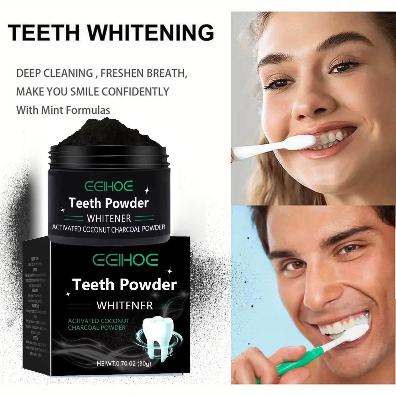 Teeth Brightening Whitening Po - Teeth Whitening Diy avaliação e preço