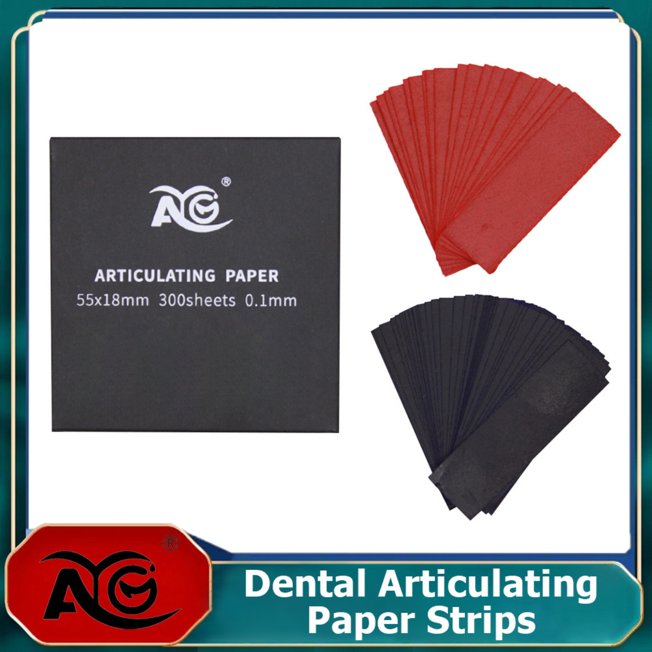 AG 300Pcs Occlusive Paper Dent - Teeth Whitening Strips avaliação e preço
