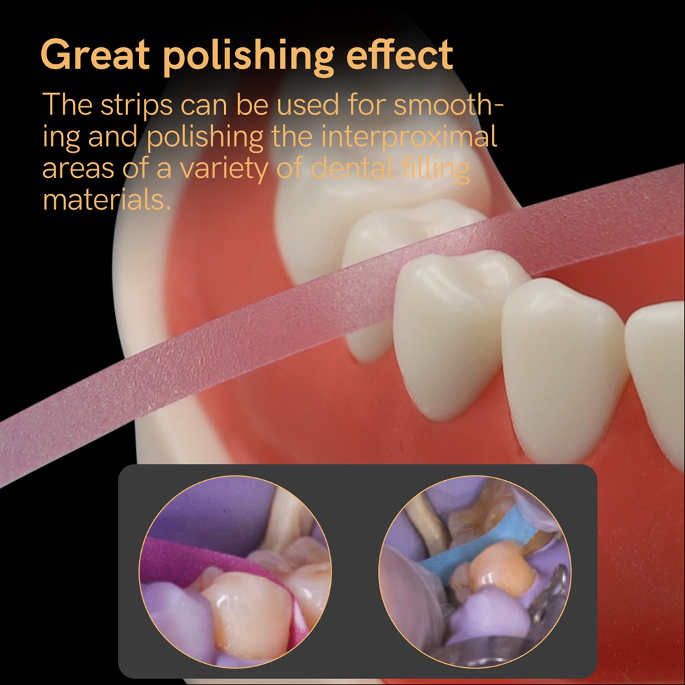 1PC Dental Polishing Strip Rol - Teeth Whitening Strips avaliação e preço
