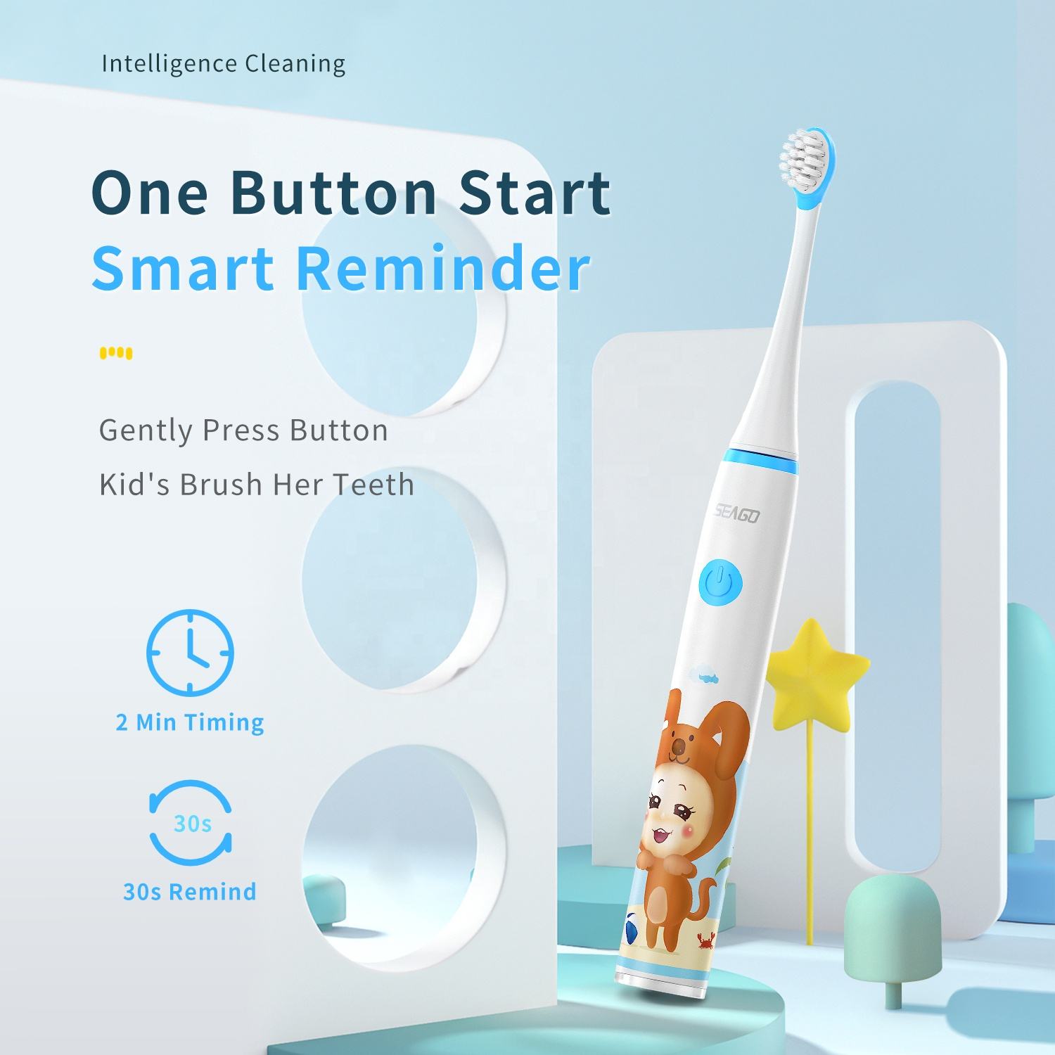 Seago SG-567 Kids Electric Too - Electric Toothbrush Sonic avaliação e preço